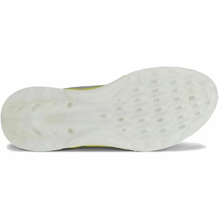 2025 Mens Ecco Biom C4 Lace Golf Shoes - Concrete/Bay Green Lightweight Men's Spikeless Golf Shoes