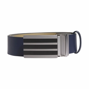 3-Stripes Tour Belt Navy Adidas men's athletic apparel