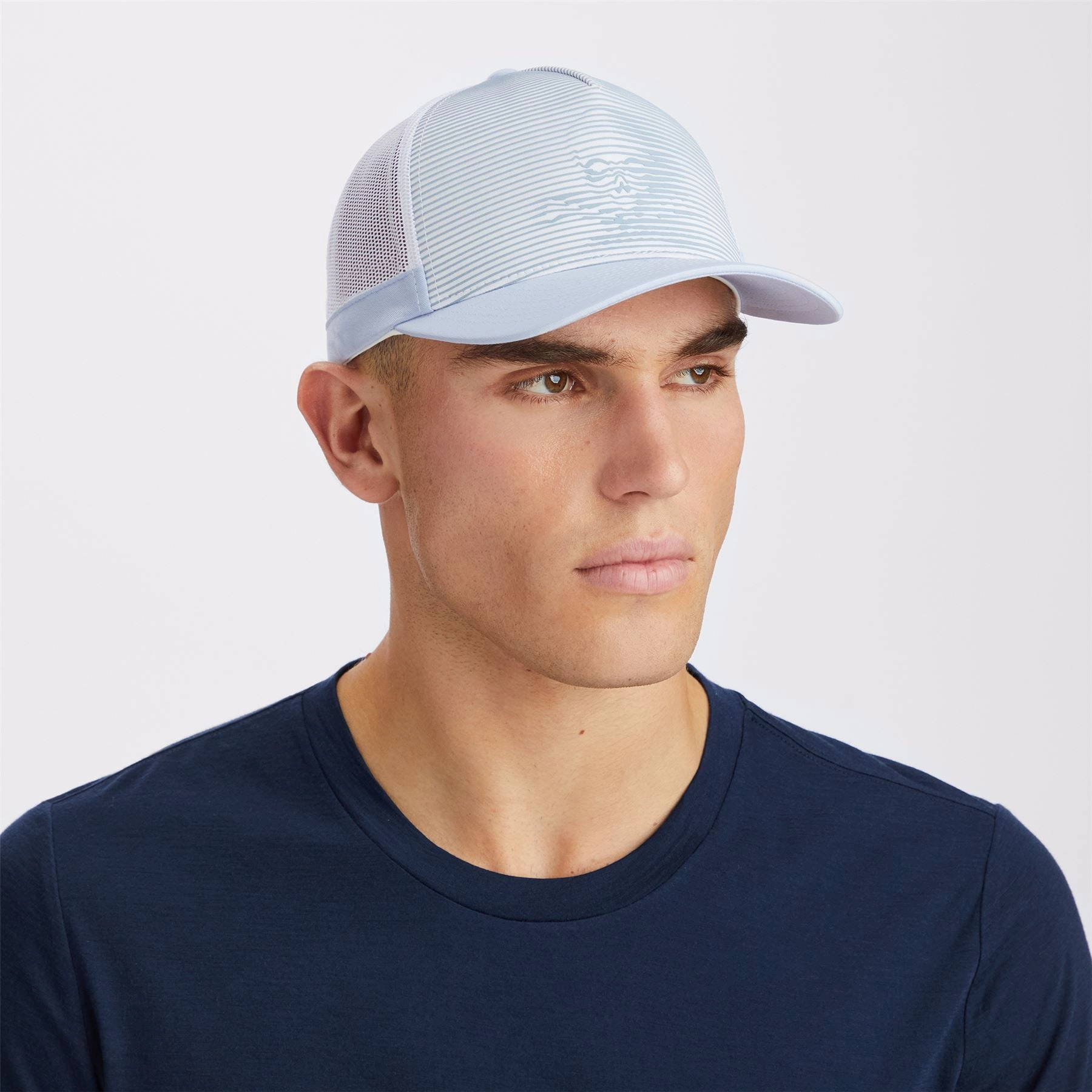 3D Skull & T's Interlock Knit Trucker Hat Drizzle - AW23 G/Fore Men's Fashion