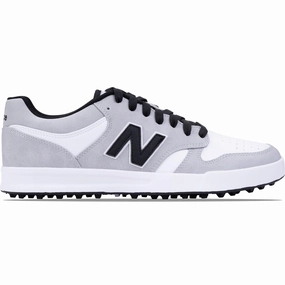 480 Waterproof Spikeless Golf Shoes Light Grey New Balance men's golf footwear