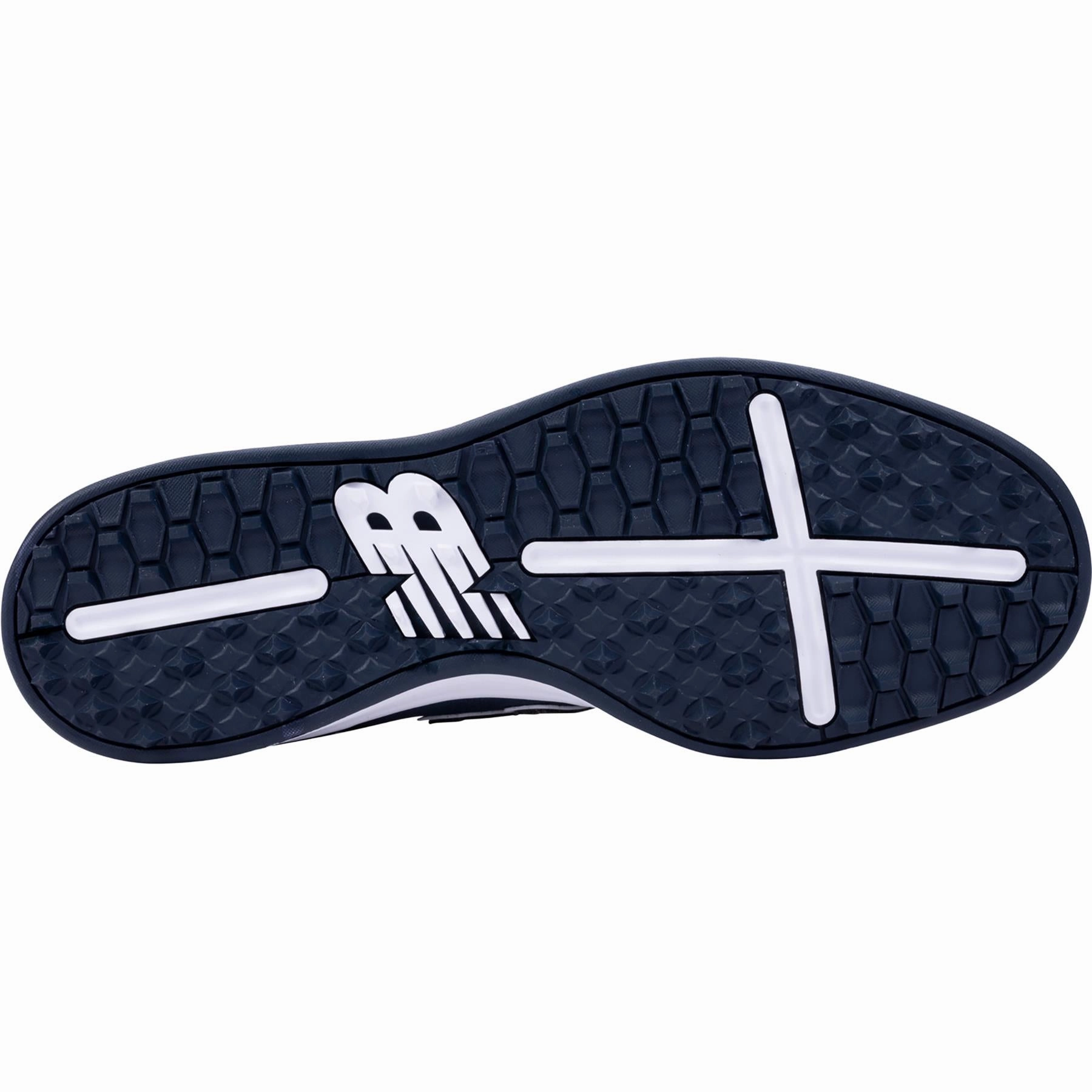 480 Waterproof Spikeless Golf Shoes Navy/White New Balance Men's Golf Footwear