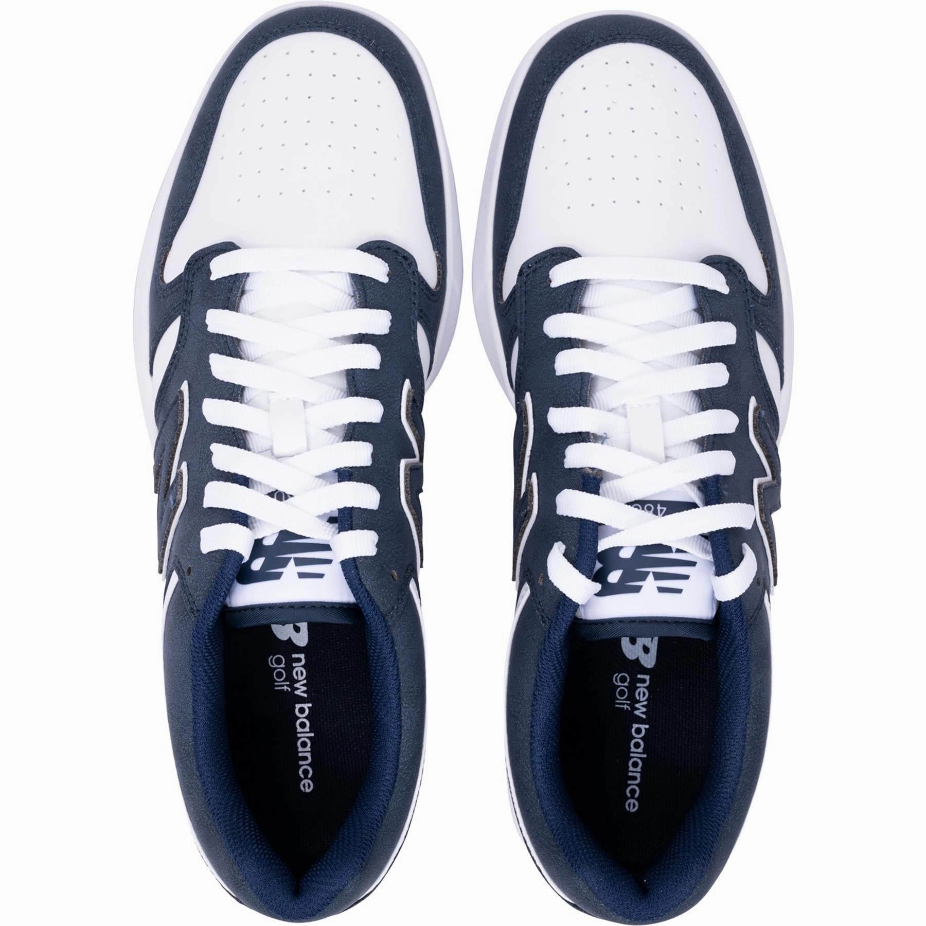 480 Waterproof Spikeless Golf Shoes Navy/White New Balance Men's Golf Footwear
