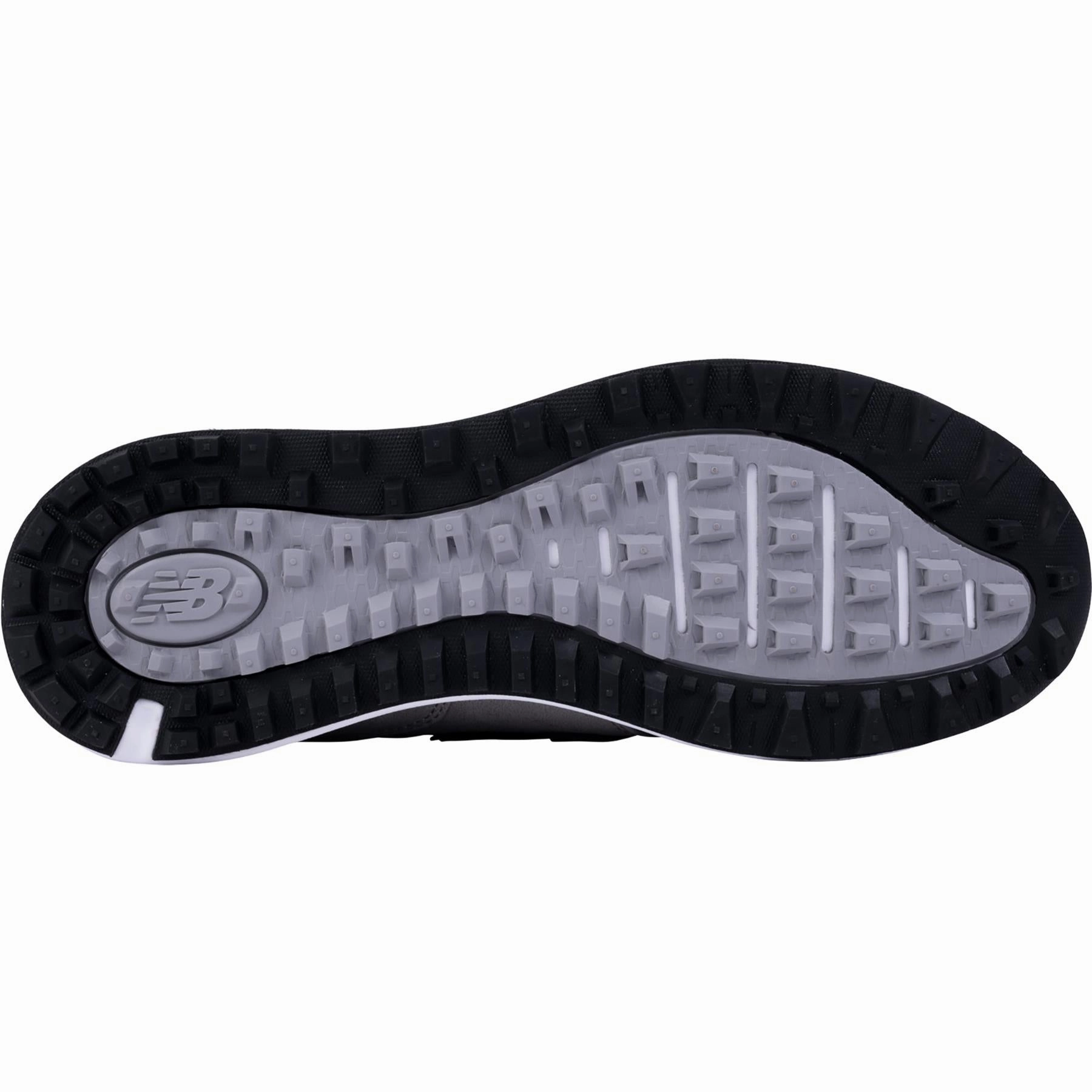 574 Greens v2 Waterproof Spikeless Golf Shoes Grey/Black New Balance Men's Golf Footwear
