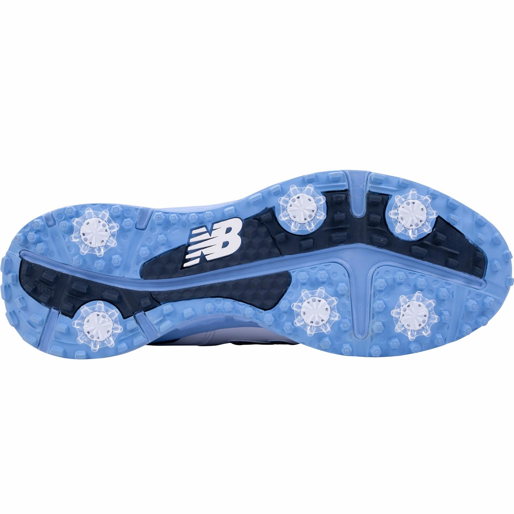 997 Waterproof Spiked Golf Shoes White/Blue New Balance Men's Golf Footwear