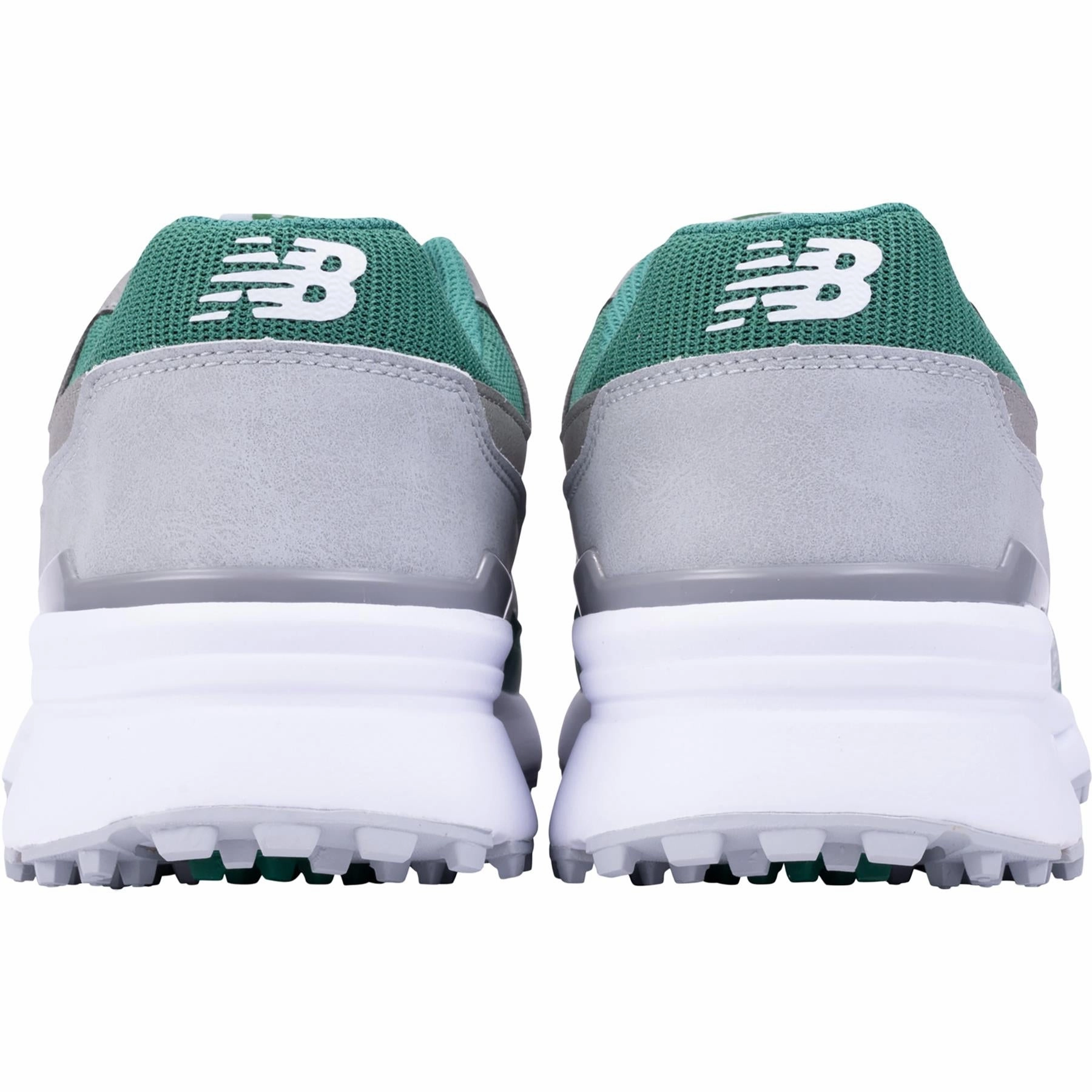 997 Waterproof Spikeless Golf Shoes Grey/Green New Balance Men's Golf Footwear