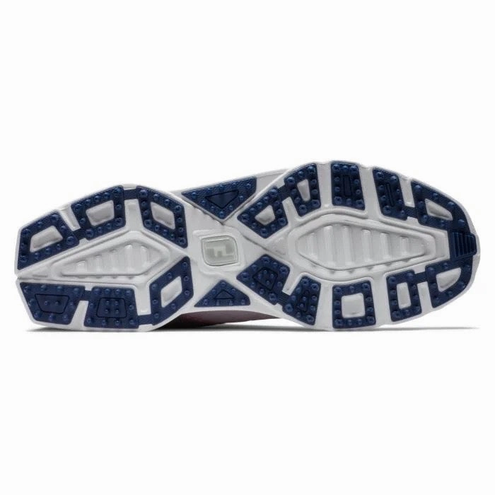 Wide Toe Box Shoes New Womens Footjoy Pro SL Sport Golf Shoes- White/Navy Pink  MSP$175