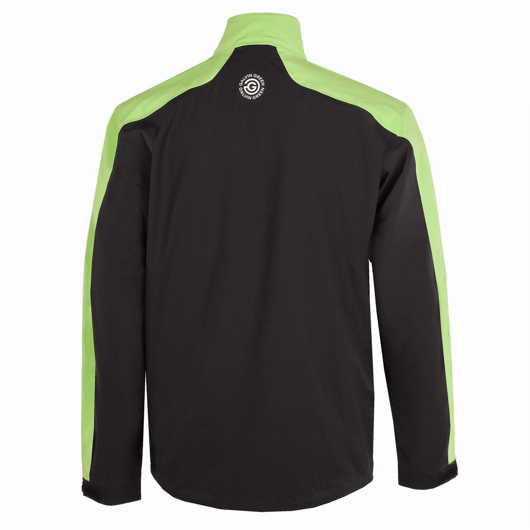 Adam PERTEX Waterproof Jacket Black/Fresh Green Galvin Green Men's Apparel