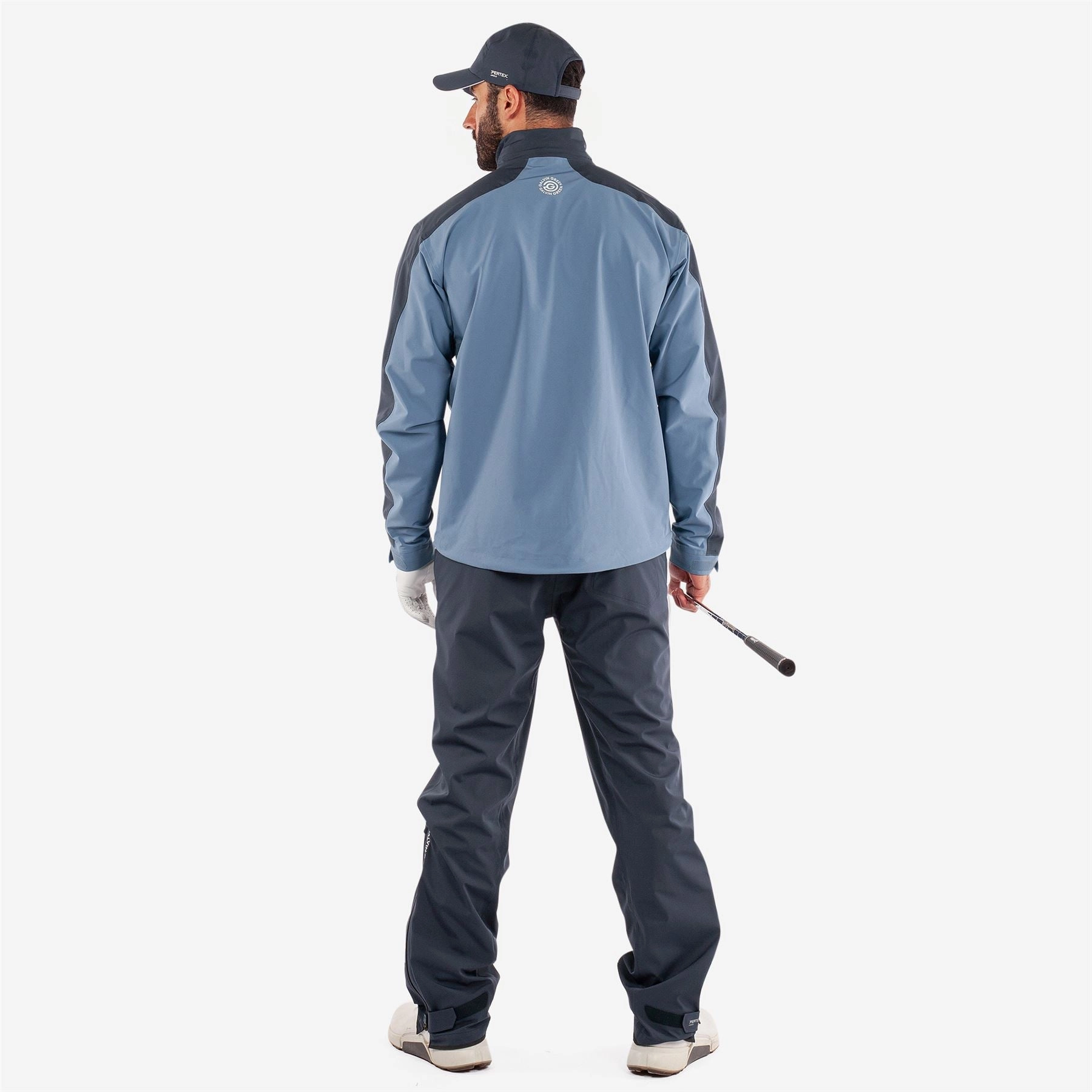 Adam PERTEX Waterproof Jacket Moonlight Blue/Navy Galvin Green Men's Apparel
