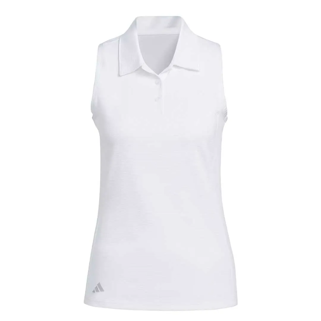 adidas - Women's Texture Sleeveless Golf Polo Shirt (HT1238)