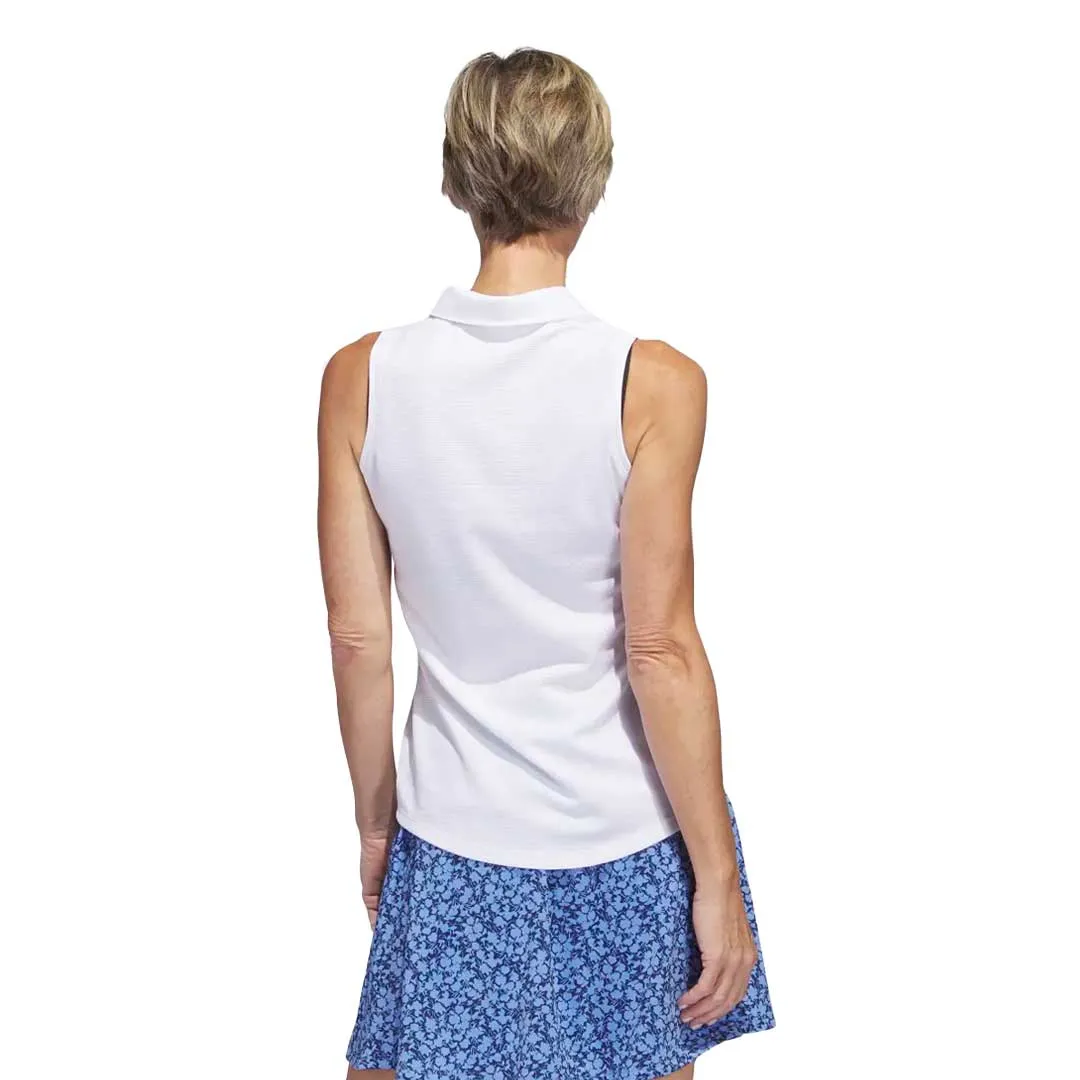 adidas - Women's Texture Sleeveless Golf Polo Shirt (HT1238)