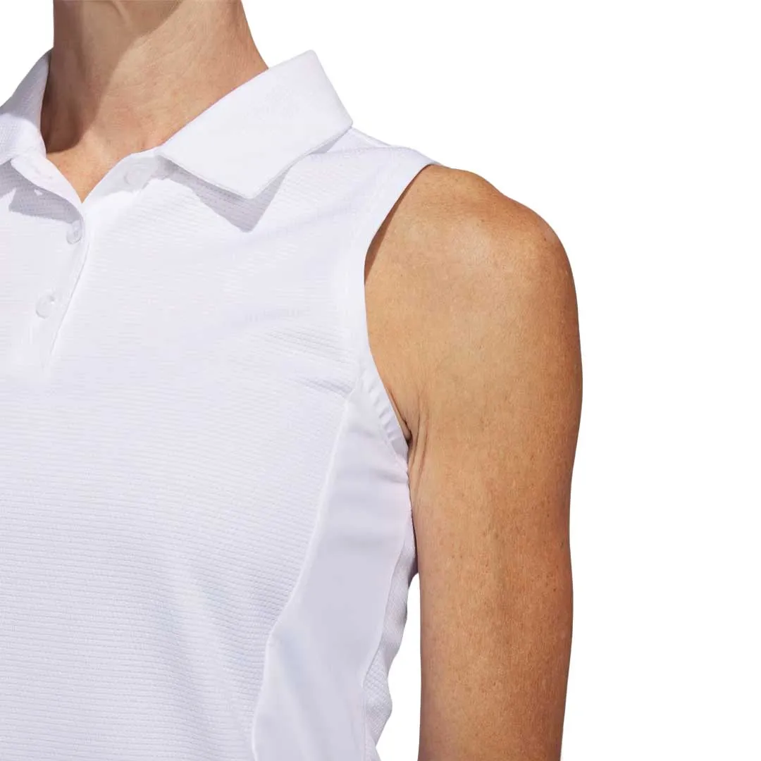 adidas - Women's Texture Sleeveless Golf Polo Shirt (HT1238)