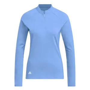 adidas - Women's Ultimate365 Solid Long Sleeve 1/4 Zip Polo (HY3971)