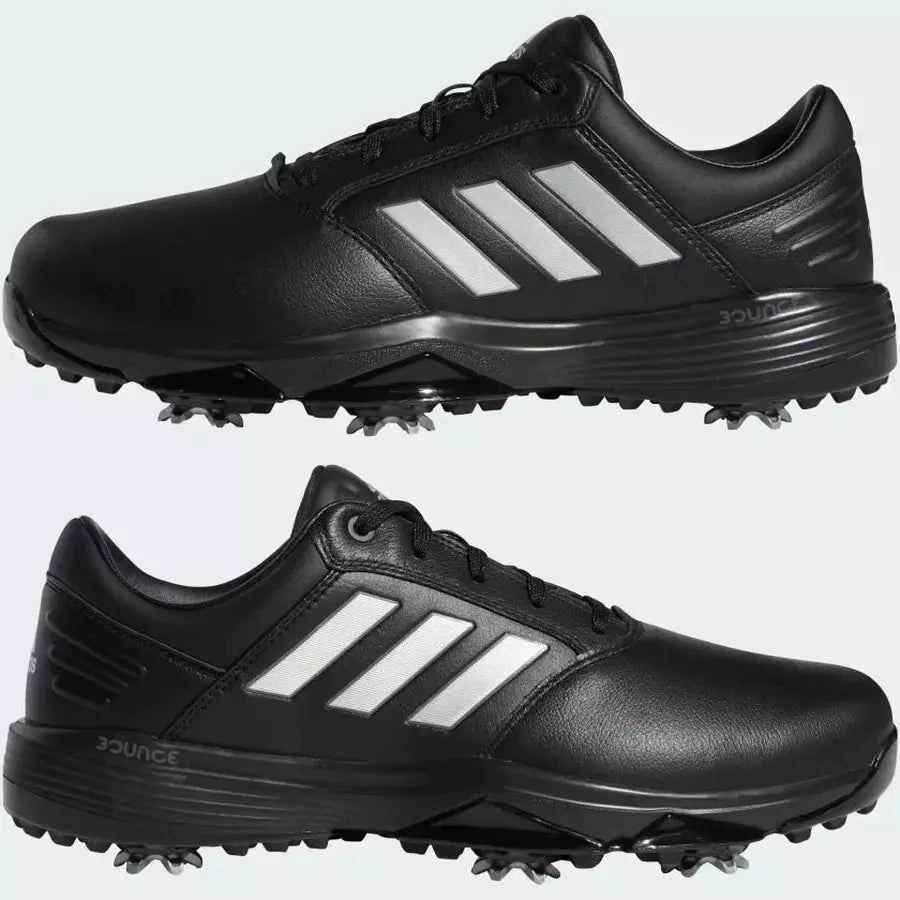 Adidas 360 Bounce 2.0 Golf Shoes - Black Classic Men's Spiked Golf Shoes
