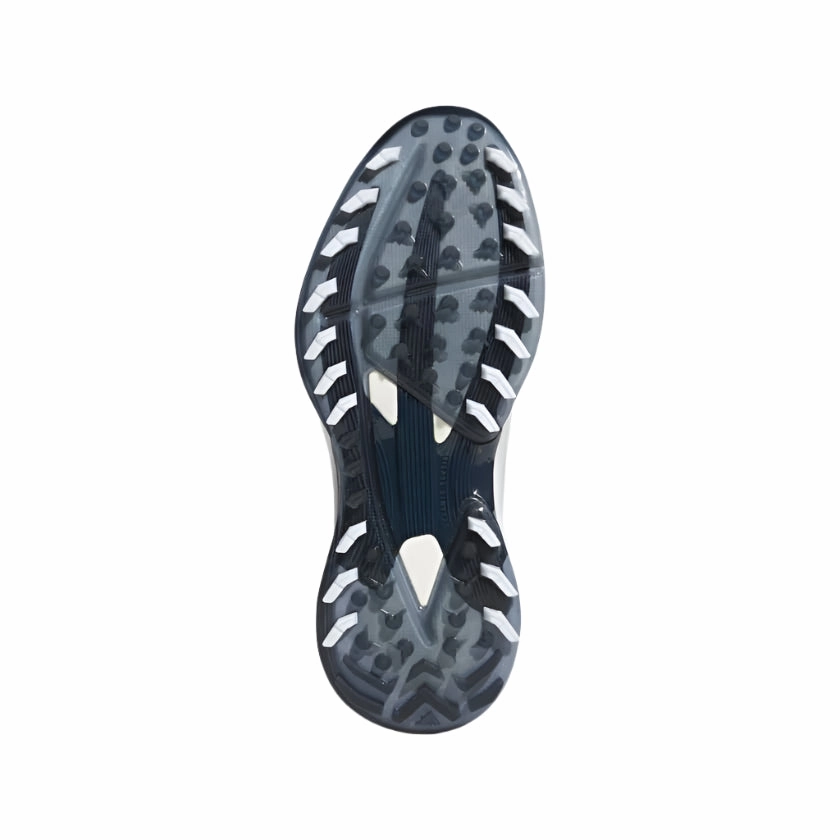 Adidas Adizero ZG Spikeless Golf Shoes - White/Blue Men's Spikeless Golf Shoes
