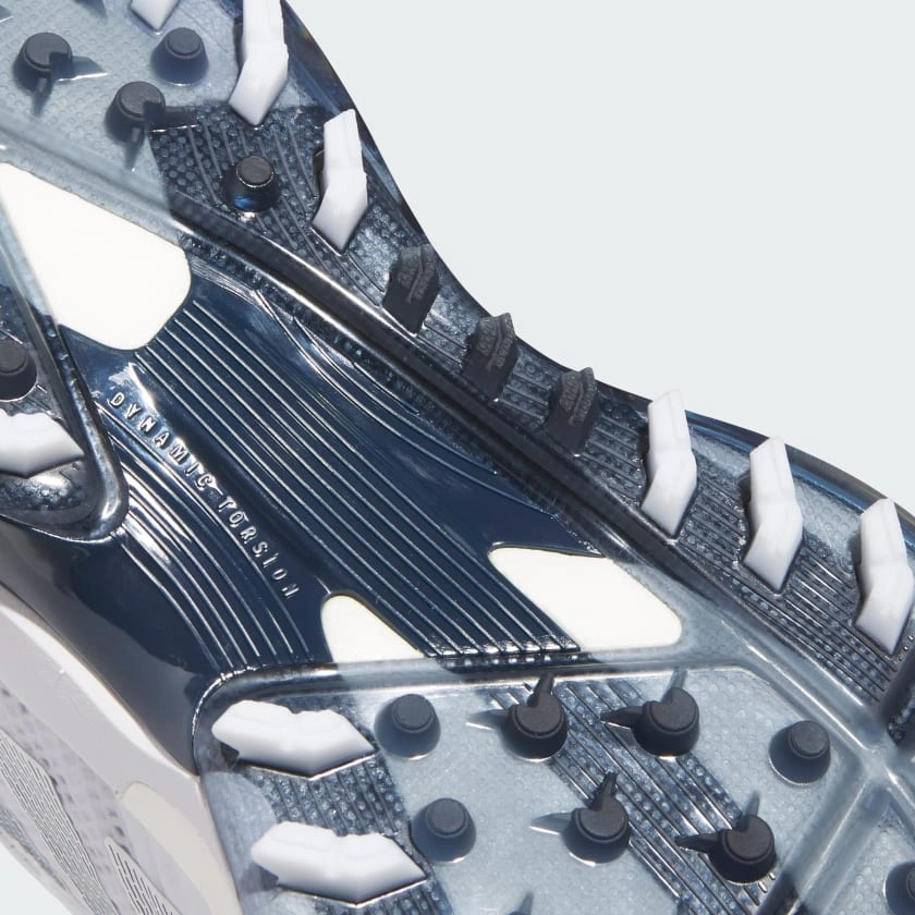 Adidas Adizero ZG Spikeless Golf Shoes - White/Blue Men's Spikeless Golf Shoes