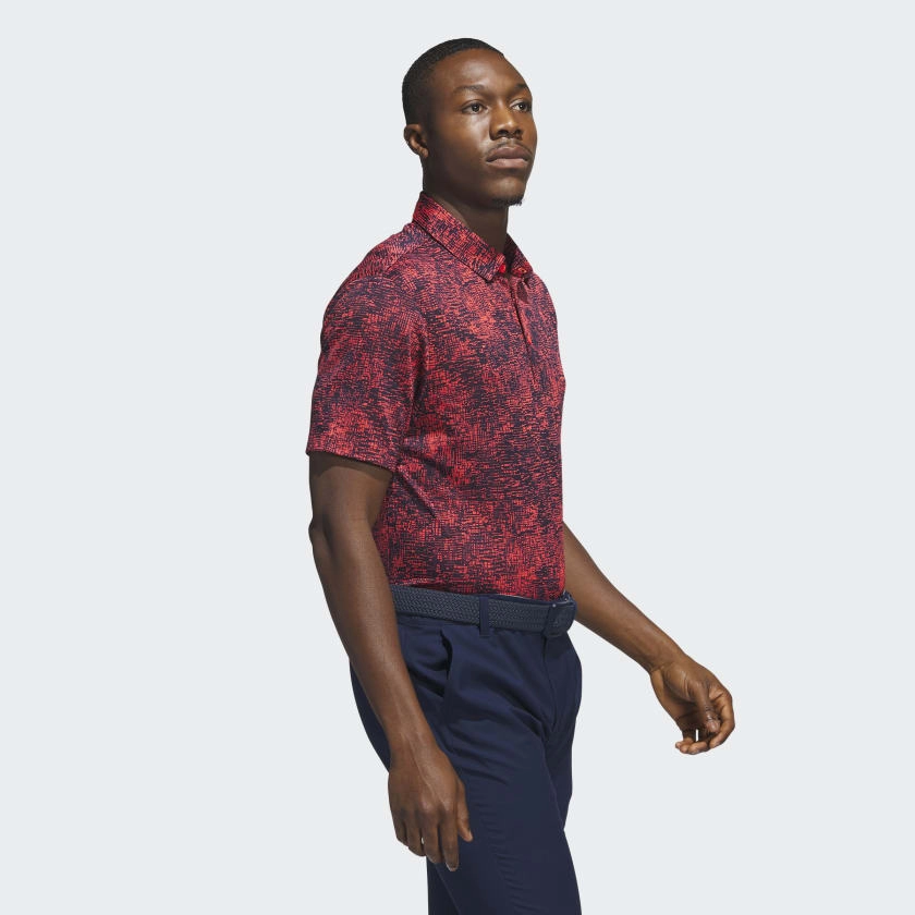 Adidas Aerial Jacquard Golf Polo Adidas Men's Performance Gear
