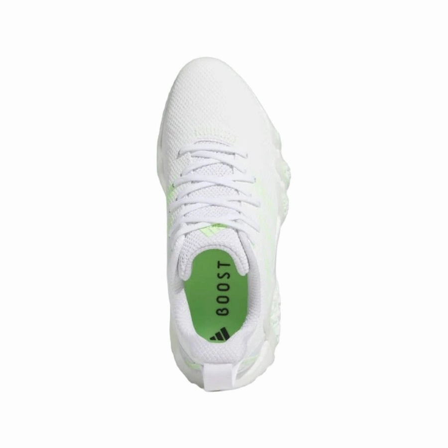 Adidas Codechaos Ladies 2022 Spikeless Shoes - White/Lime Women's Spikeless Golf Shoes