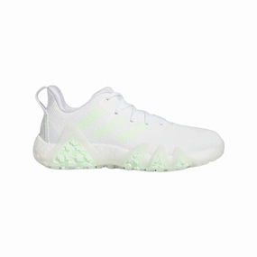 Adidas Codechaos Ladies 2022 Spikeless Shoes - White/Lime Women's spikeless golf shoes collection