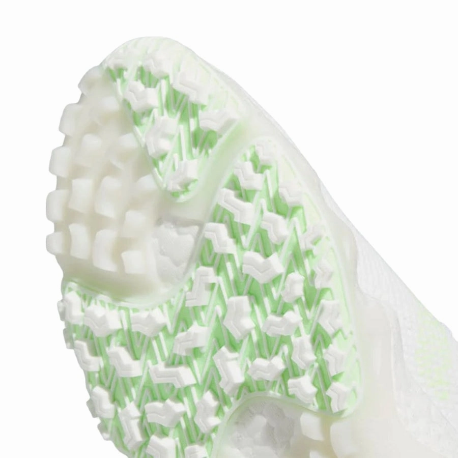 Adidas Codechaos Ladies 2022 Spikeless Shoes - White/Lime Women's Spikeless Golf Shoes