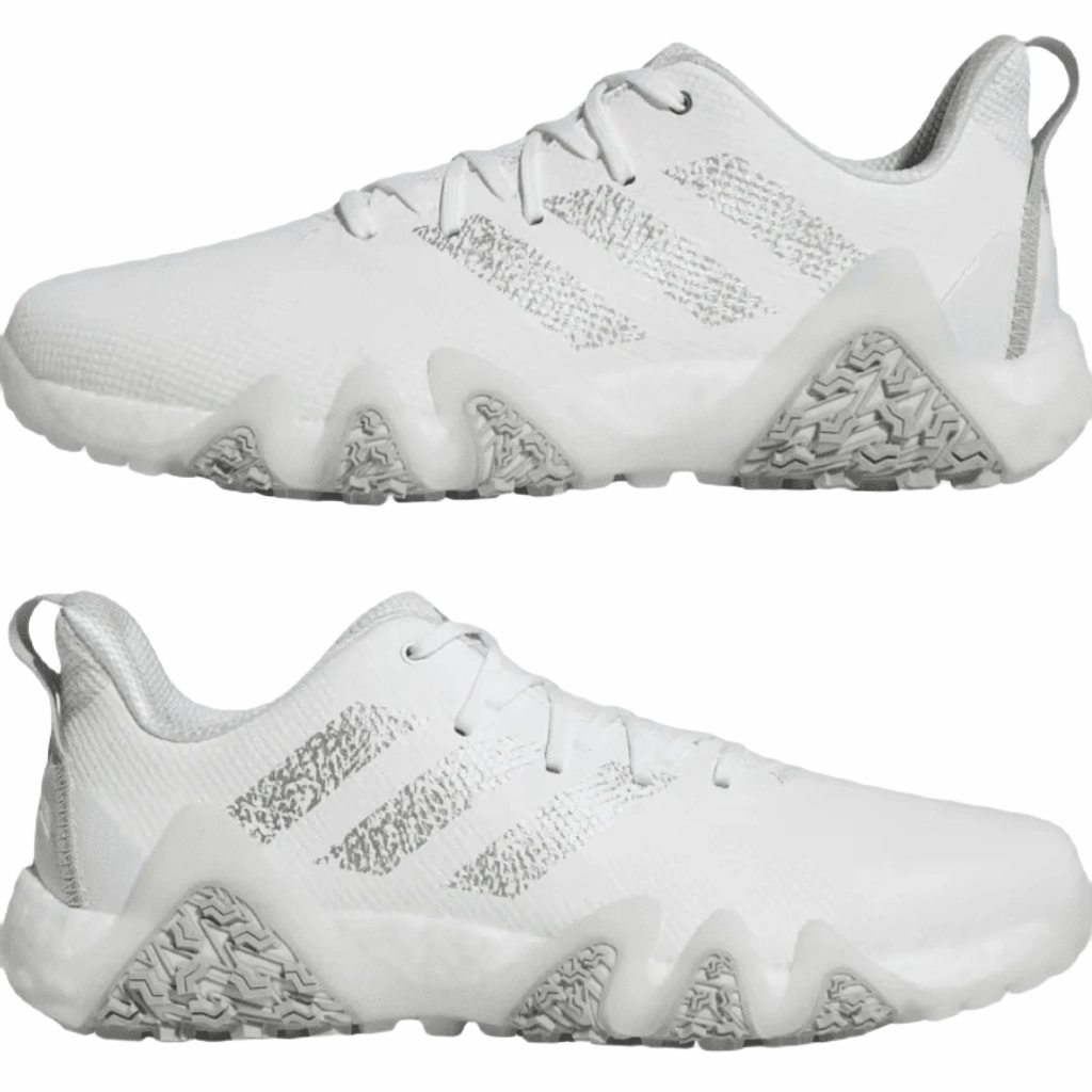 Adidas Codechaos Men's 2022 Spikeless Shoes - Cloud White Men's Spikeless Golf Shoes
