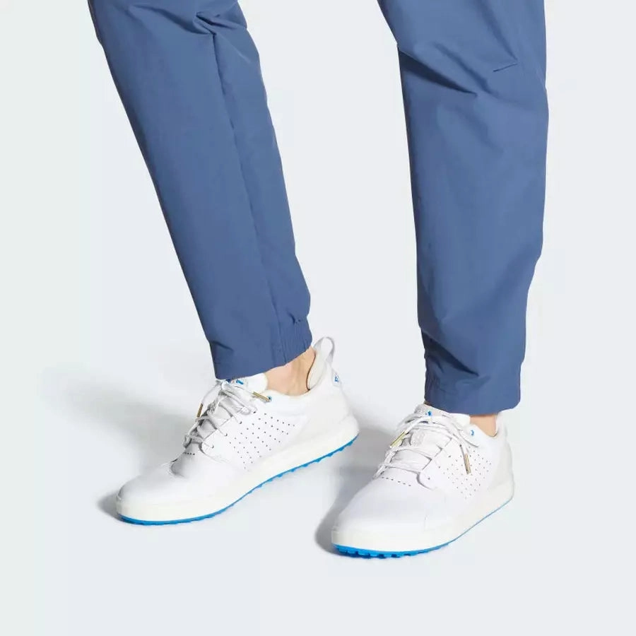 Adidas Flopshot Men's Spikeless Golf Shoes - White Men's Spikeless Golf Shoes