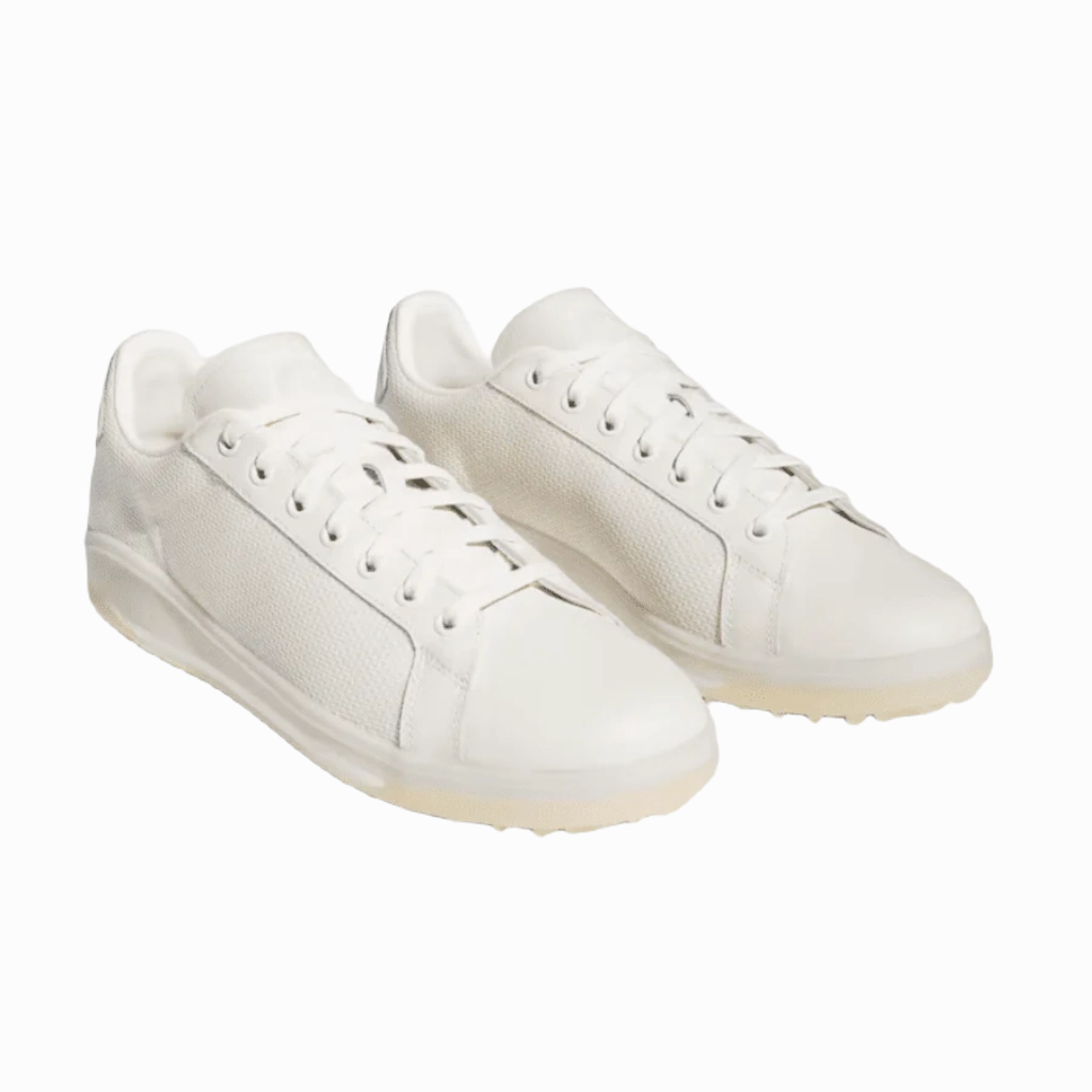 Adidas Go-To Spikeless 1 Golf Shoes - White Men's Spikeless Golf Shoes