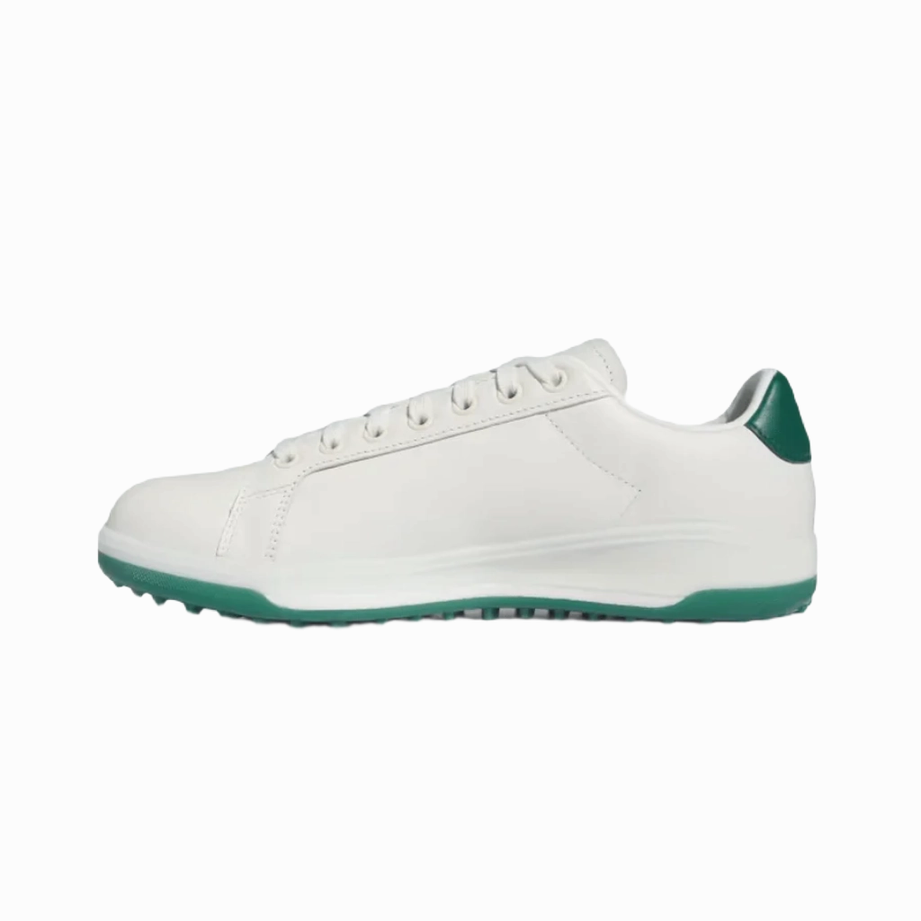 Adidas Go-To Spikeless 2.0 Golf Shoes Low - White/Green Men's Spikeless Golf Shoes