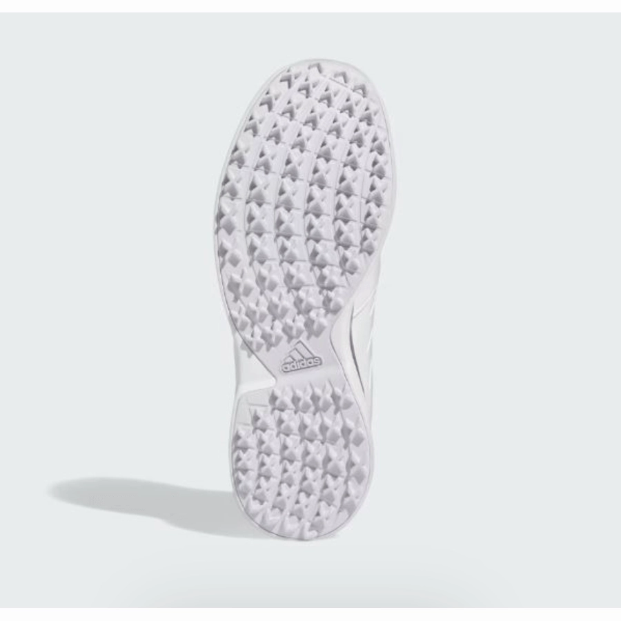 Adidas Ladies Alphaflex 24 Spikeless Golf Shoes - White/Grey Women's Spikeless Golf Shoes