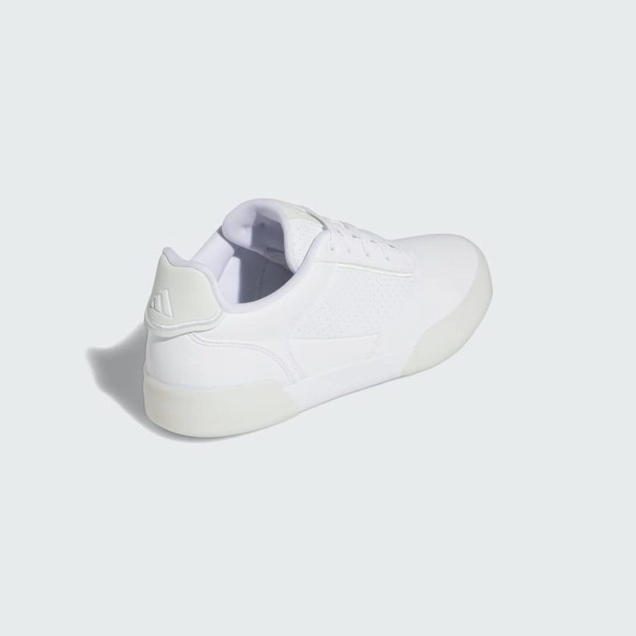 Adidas Ladies Retrocross 24 Spikeless Golf Shoes - White Women's Spikeless Golf Shoes