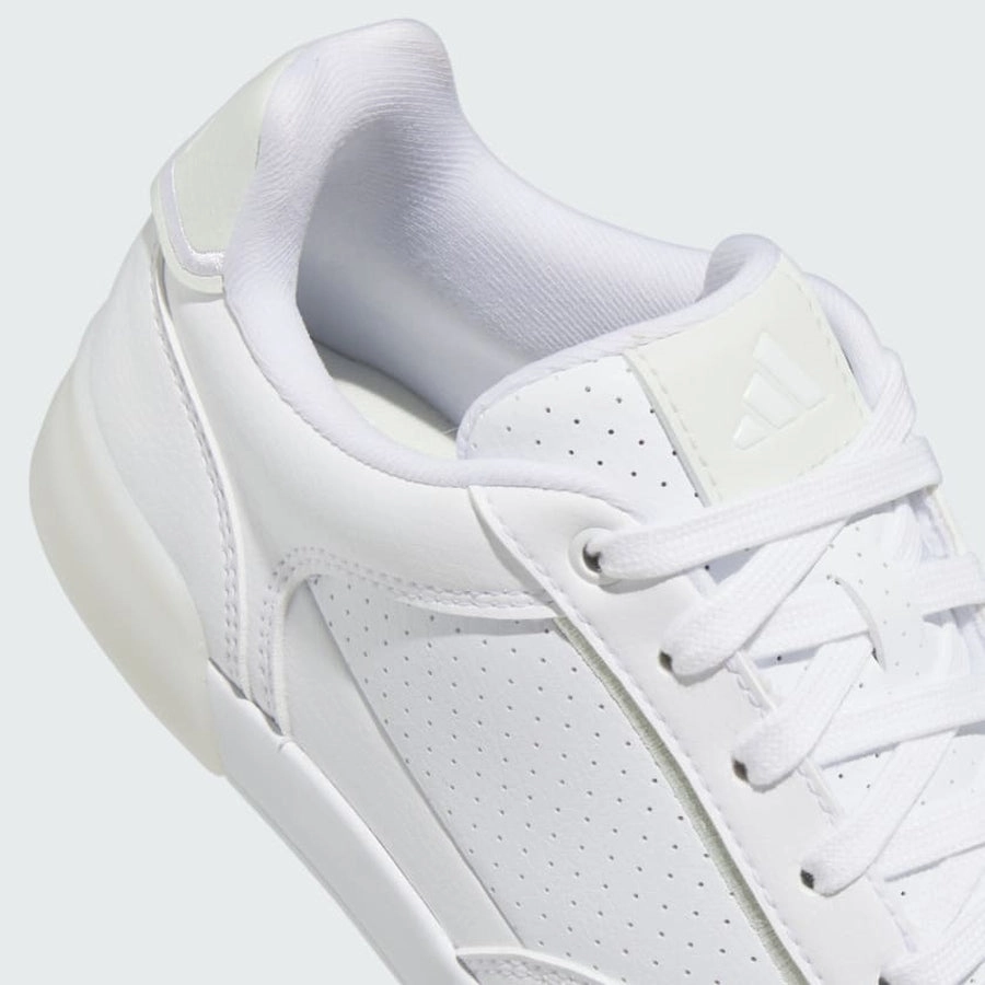 Adidas Ladies Retrocross 24 Spikeless Golf Shoes - White Women's Spikeless Golf Shoes