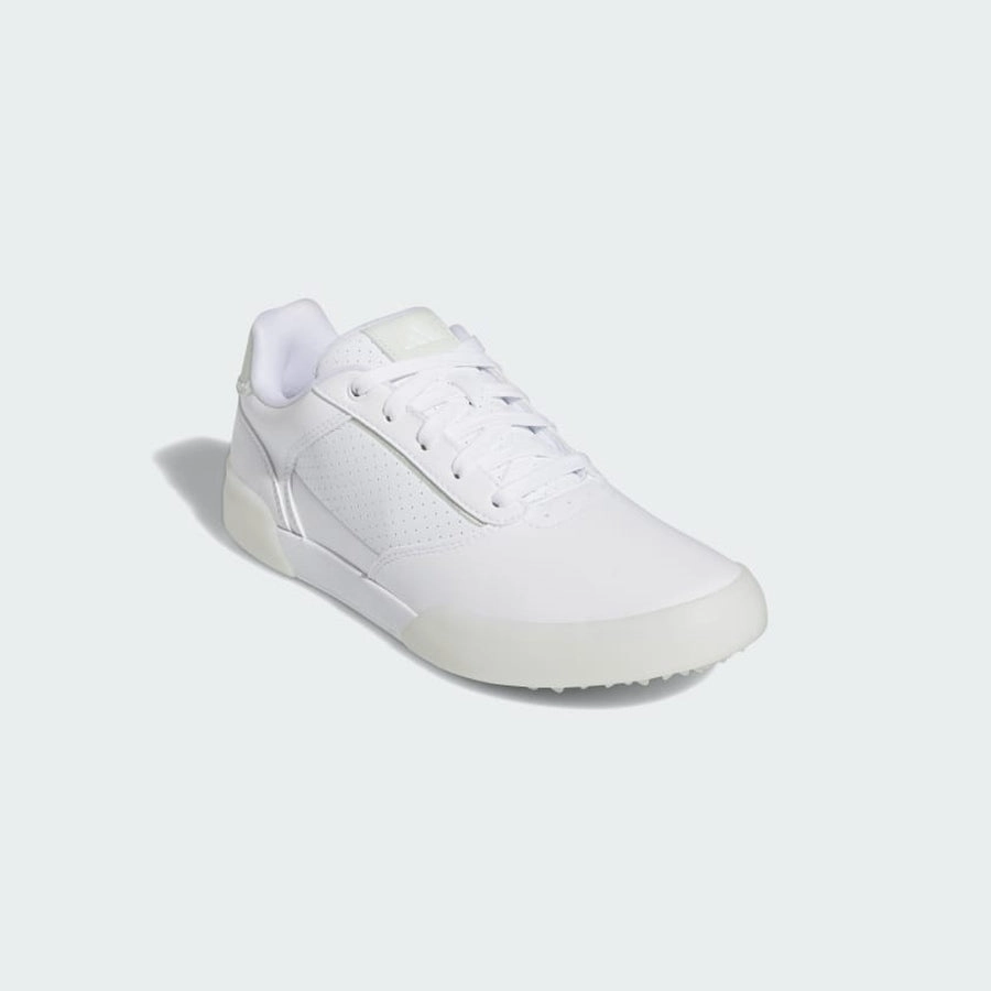 Adidas Ladies Retrocross 24 Spikeless Golf Shoes - White Women's Spikeless Golf Shoes