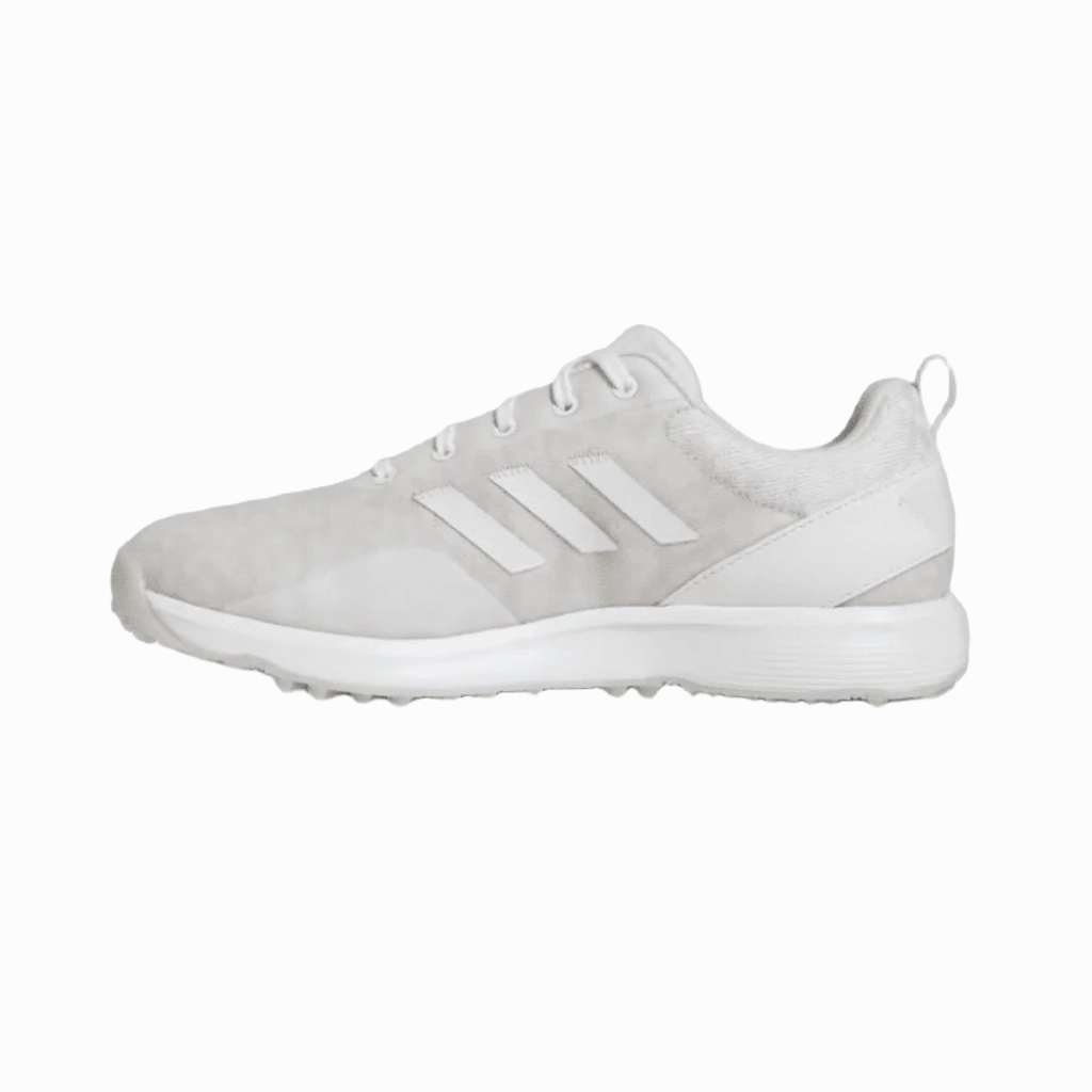 Adidas Ladies S2G Spikeless Golf Shoes - White Women's spikeless golf shoes collection