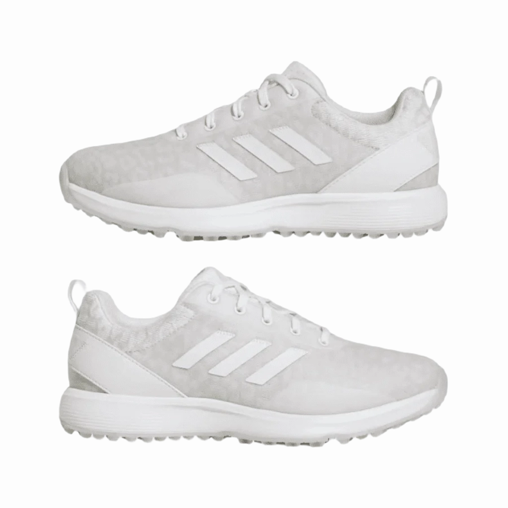 Adidas Ladies S2G Spikeless Golf Shoes - White Women's Spikeless Golf Shoes