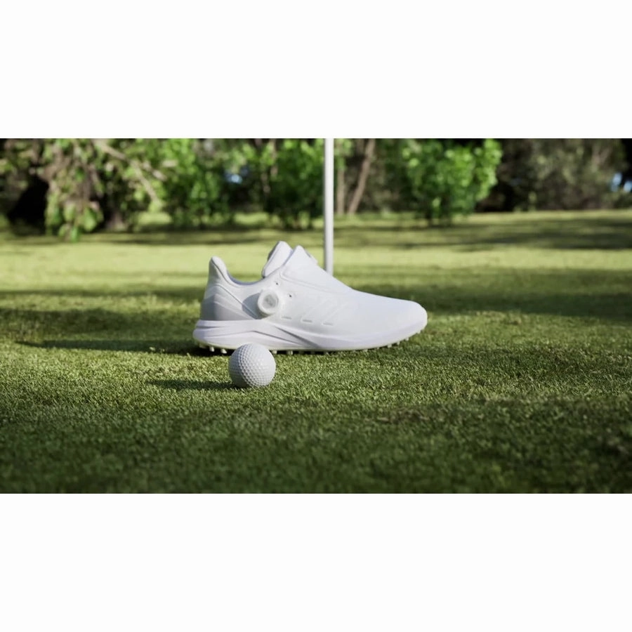 Adidas Ladies SolarMotion Boa 24 Golf Shoe - White Women's Spikeless Golf Shoes