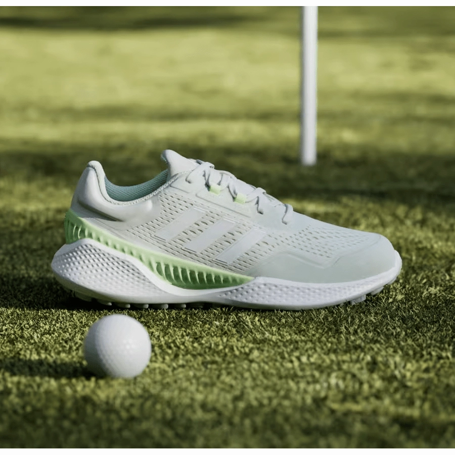 Adidas Ladies Summervent 24 Bounce Golf Shoes Low - Green Women's Spikeless Golf Shoes