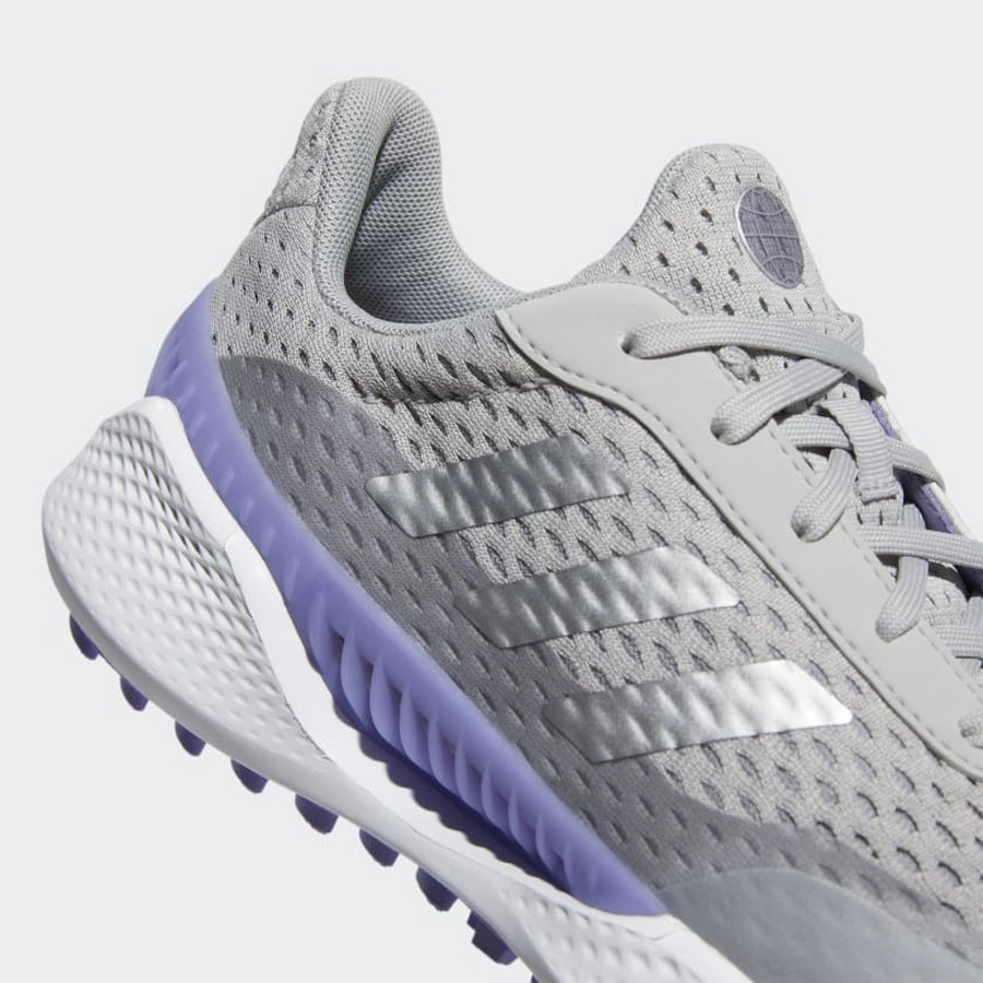 Adidas Ladies Summervent Spikeless Golf Shoes - Grey Women's Spikeless Golf Shoes