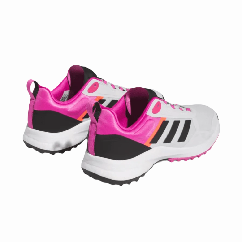 Adidas Ladies Zoysia Golf Shoes - Grey/Pink Women's Spikeless Golf Shoes