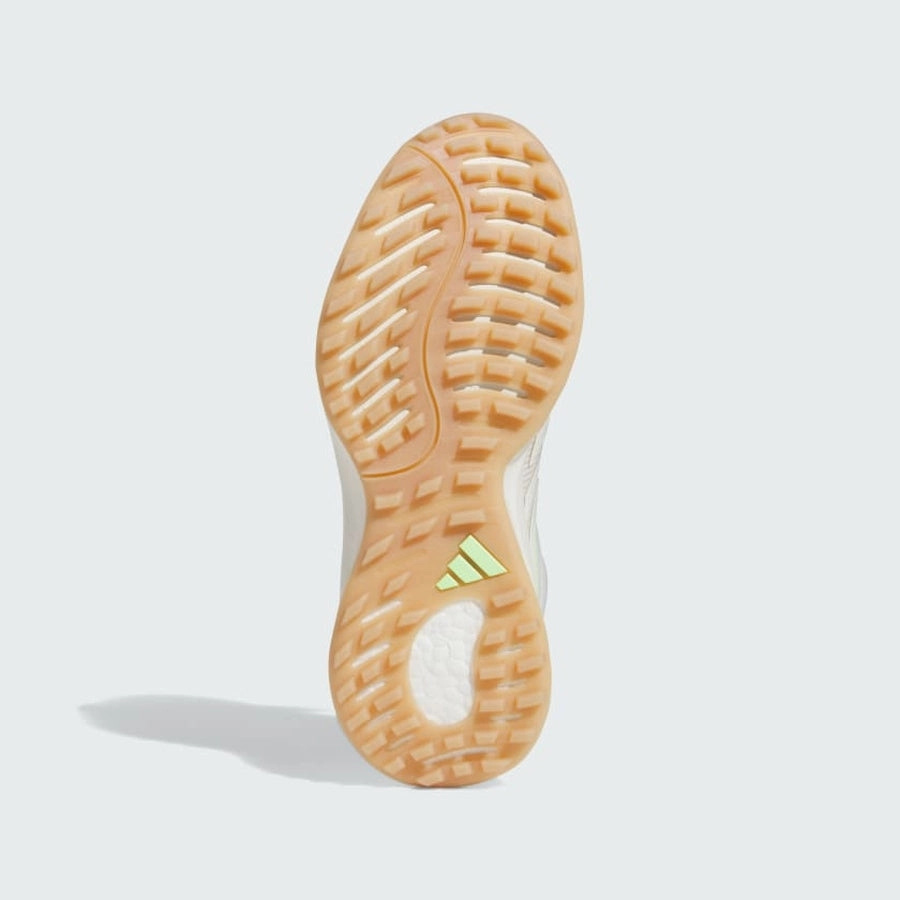Adidas Ladies Zoysia Golf Shoes - White/Green Women's Spikeless Golf Shoes