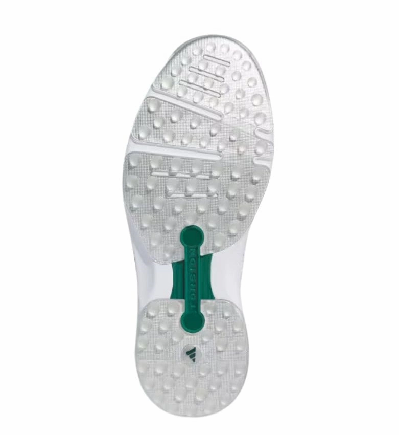 Adidas MC80 Spikeless Golf Shoes - White/Silver/Collegiate Green Men's Shoes from Other Brands