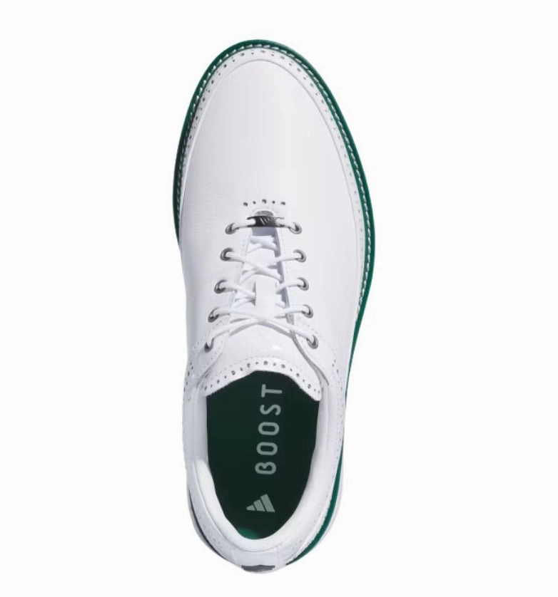 Adidas MC80 Spikeless Golf Shoes - White/Silver/Collegiate Green Men's Shoes from Other Brands