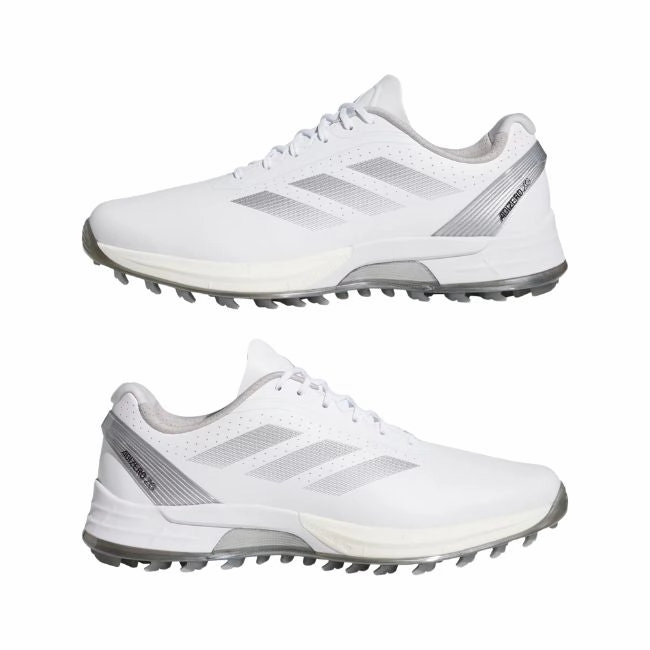Adidas Men's Adizero ZG Spikeless Golf Shoes - White/Grey/Silver Men's Shoes from Other Brands