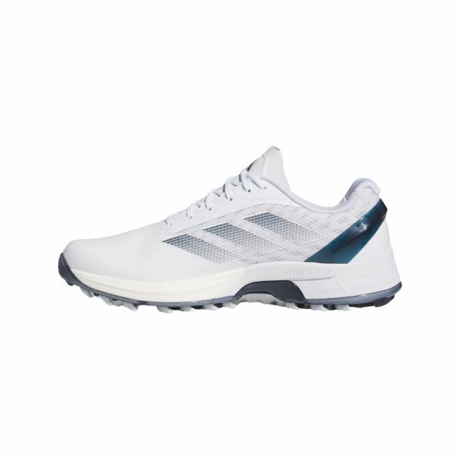 Adidas Men's Adizero ZG Spikeless Golf Shoes - White/Navy/Metalic Men's Shoes from Other Brands