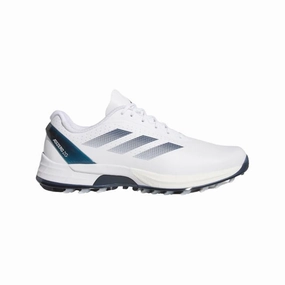 Adidas Men's Adizero ZG Spikeless Golf Shoes - White/Navy/Metalic Men's shoes from other brands