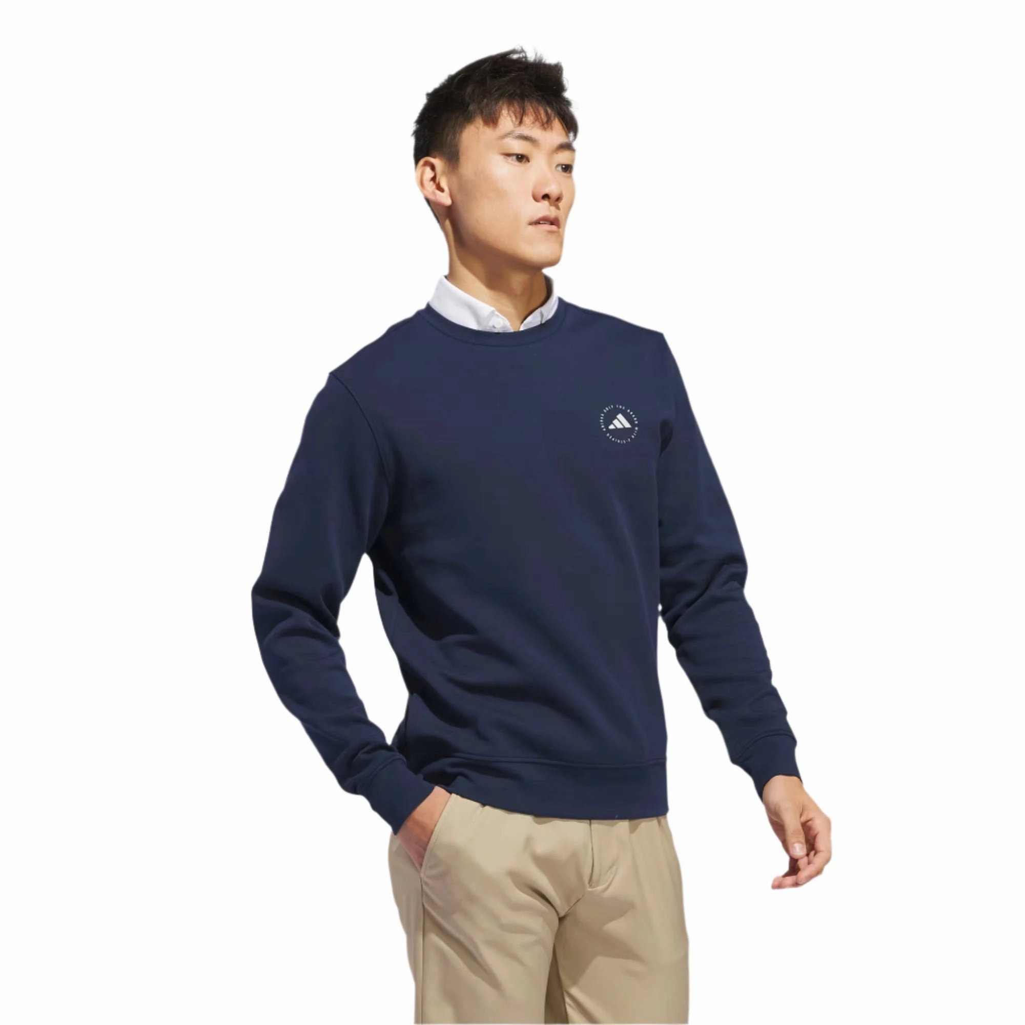 Adidas Men's Crewneck Golf Sweatshirt Adidas Men's Performance Gear