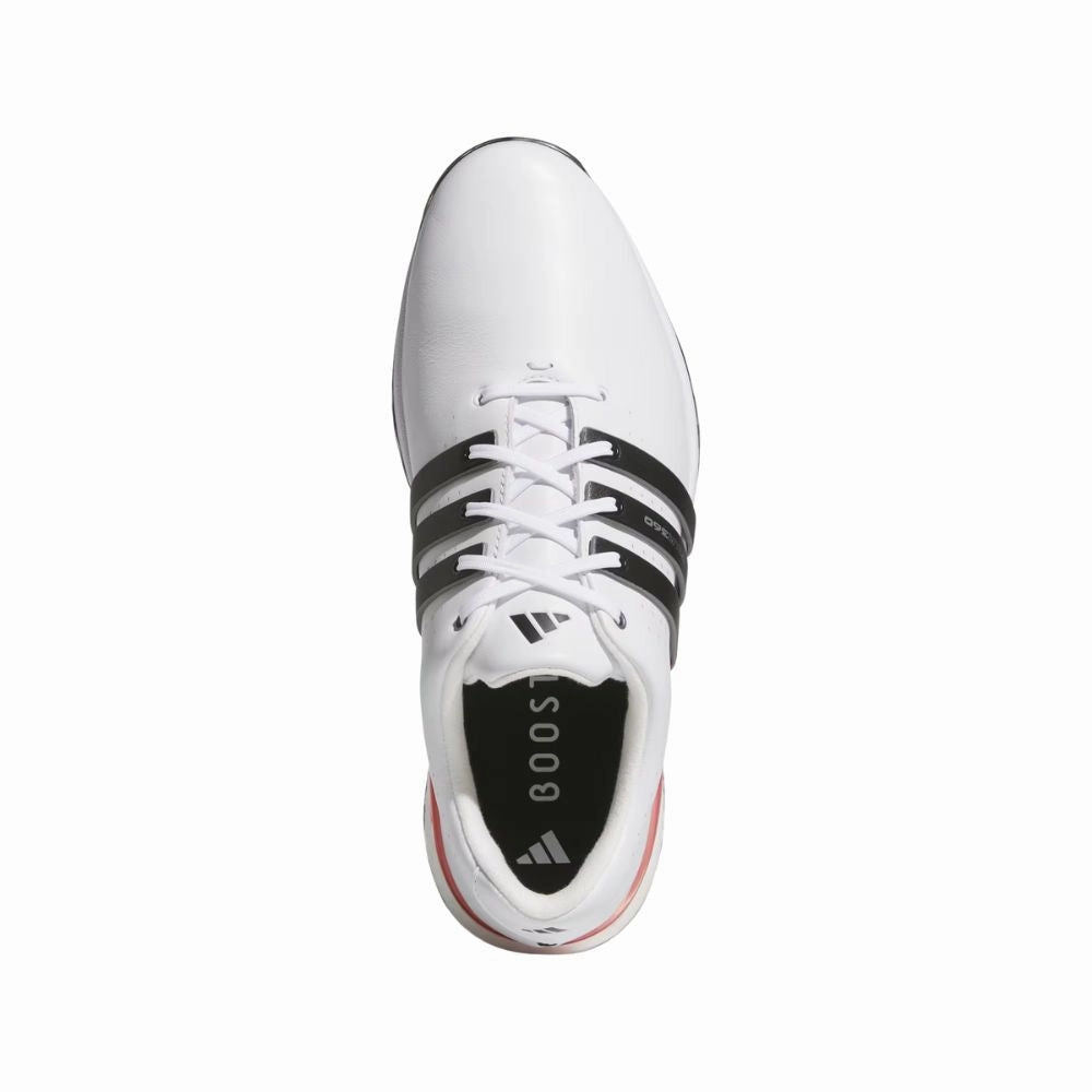 Adidas Men's Tour360 24 Golf Shoes - White/Black/Lucid Red Men's Shoes from Other Brands