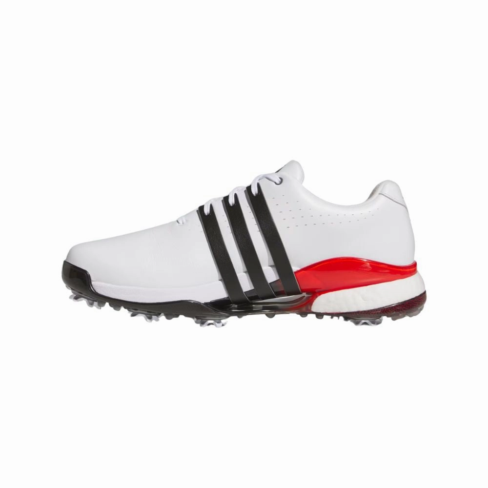 Adidas Men's Tour360 24 Golf Shoes - White/Black/Lucid Red Men's Shoes from Other Brands