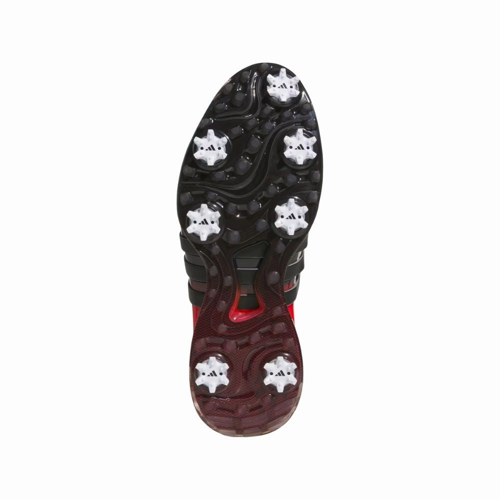 Adidas Men's Tour360 24 Golf Shoes - White/Black/Lucid Red Men's Shoes from Other Brands