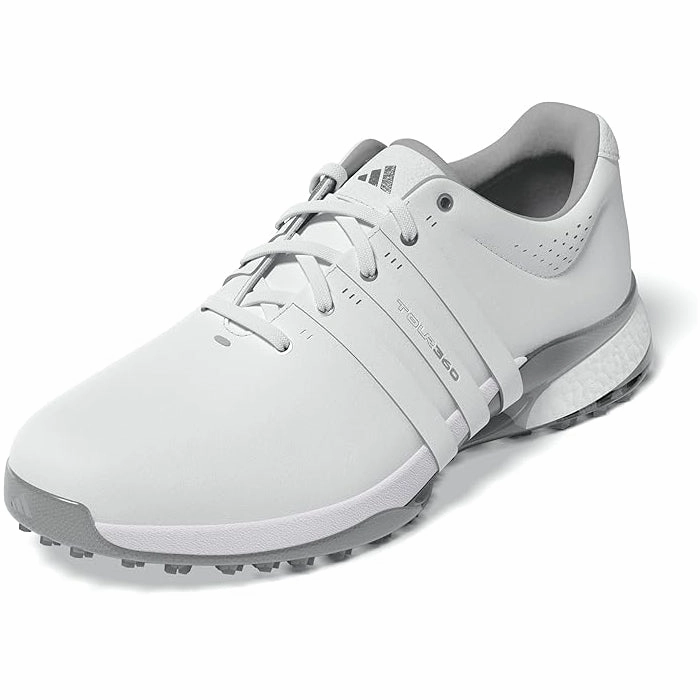Adidas Men's Tour360 25 Spikeless Golf Shoes - Cloud White/Silver Metallic Men's shoes from other brands