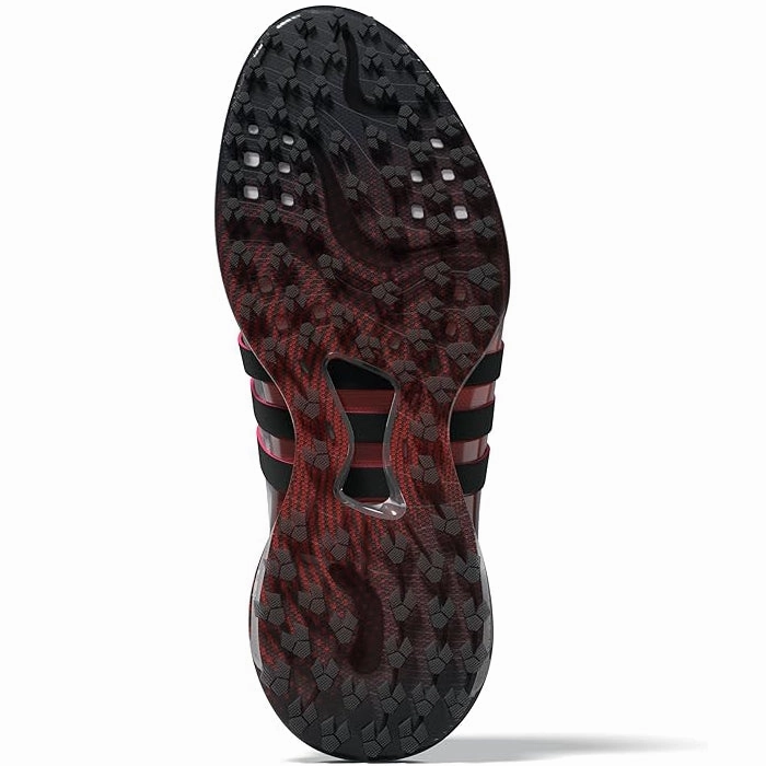 Adidas Men's Tour360 25 Spikeless Golf Shoes - White/Black/Lucid Red Men's Shoes from Other Brands