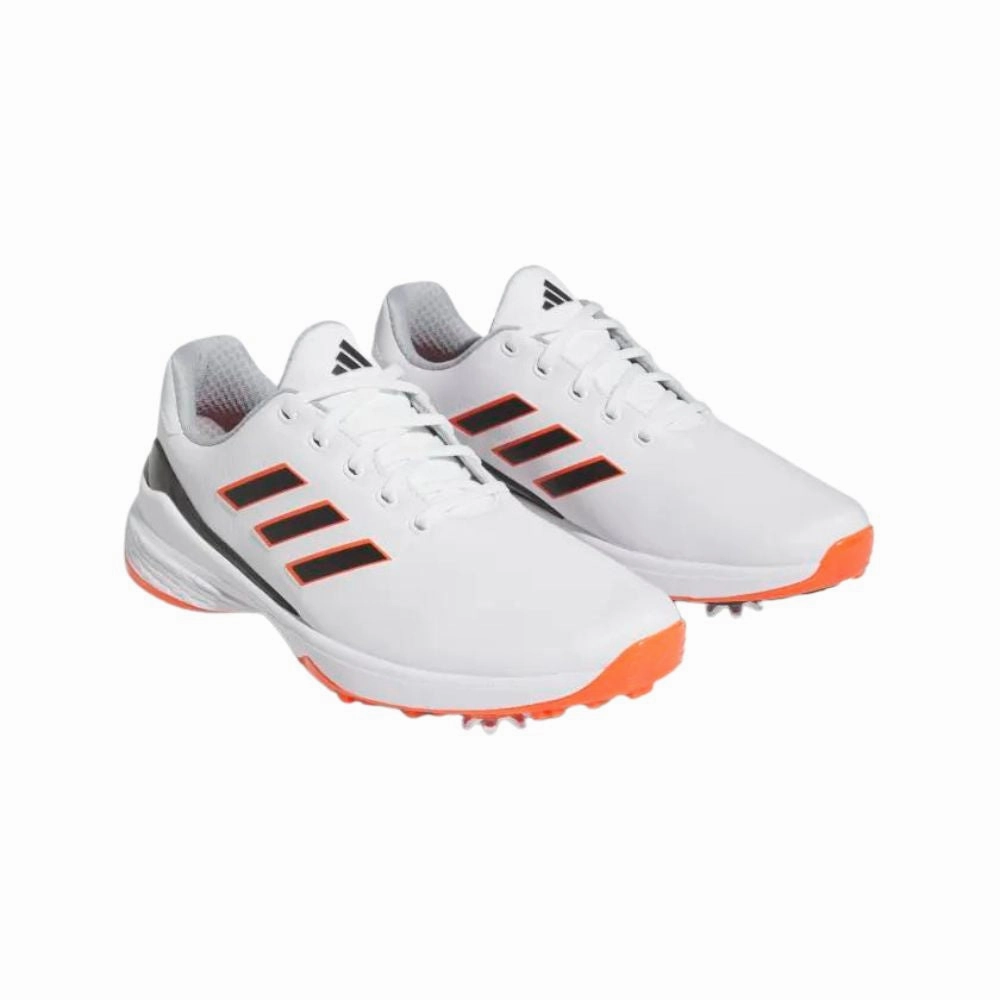 Adidas Men's ZG23 Golf Shoes - White/Black/Semi Solar Red Men's Shoes from Other Brands